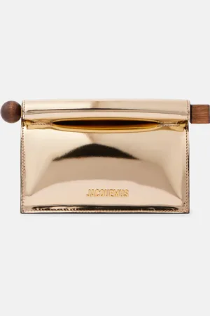 Jacquemus Rond Carre Small faux leather clutch