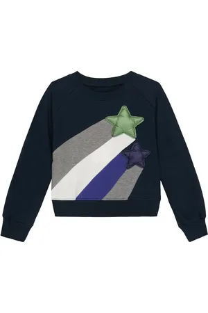 Il gufo Applique cotton-blend sweatshirt