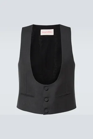 VALENTINO Wool gabardine vest