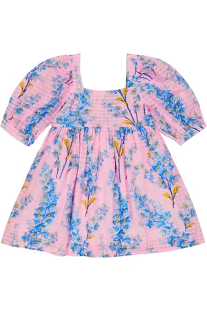 MORLEY Suzy Delphinium printed cotton dress