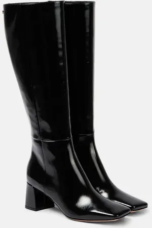 Gianvito Rossi 55 patent leather knee-high boots