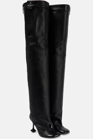 Loewe Toy leather over-the-knee boots