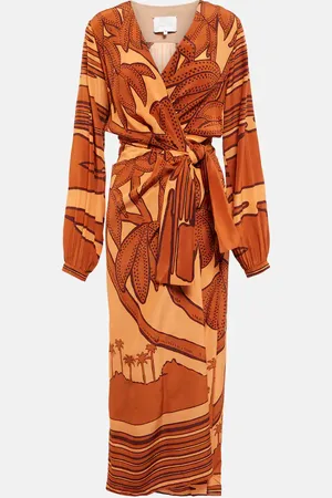 JOHANNA ORTIZ Silk crepe de chine maxi dress