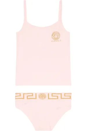 VERSACE Greca Border jersey tank top and briefs set