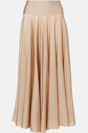 Alaïa Pleated maxi skirt