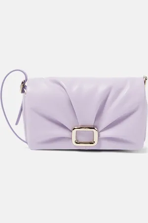 Roger Vivier Vivâ Choc leather phone pouch