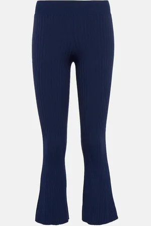LIVE THE PROCESS Atlas ribbed-knit flared pants