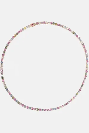 BUCHERER FINE JEWELLERY Essentials Riviere 18kt rose gold necklace with sapphires