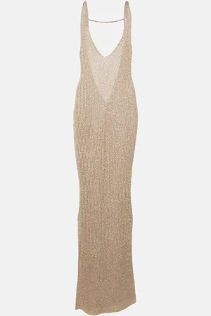 Bananhot Sunny lame maxi dress