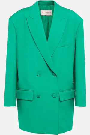 VALENTINO Crepe Couture double-breasted blazer