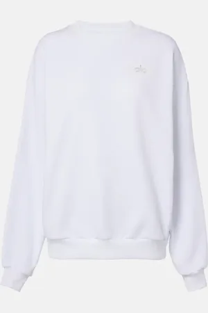 alo Accolade cotton-blend sweatshirt
