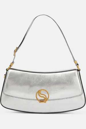 Stella McCartney S-Wave metallic shoulder bag