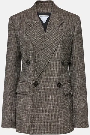 Bottega Veneta Wool and cotton-blend mouline blazer