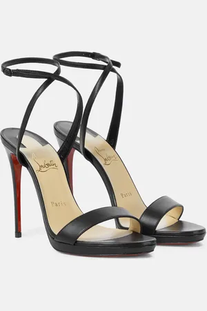 Christian Louboutin Loubi Queen 120 leather sandals