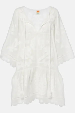 Farm Rio Palm Tree cotton beach cover-up
