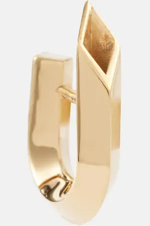 Burberry Hollow Spike -plated sterling silver earrings