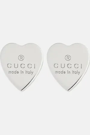 Gucci Sterling heart earrings