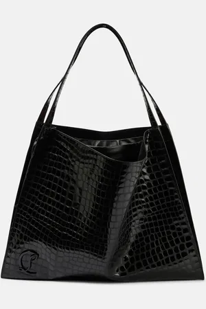 Christian Louboutin Le 54 croc-effect leather shoulder bag