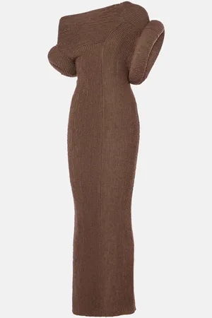 Acne Studios Katon asymmetric maxi dress