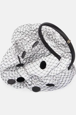 VALENTINO Mesh-trimmed headband