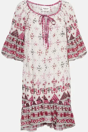 Marant Etoile Loane printed cotton minidress