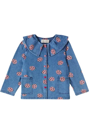Konges Sløjd Magot printed denim shirt