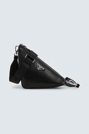 Prada Triangle leather shoulder bag