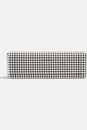 Amina Muaddi Amini Paloma embellished clutch