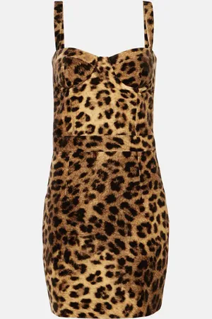 Ilkyaz Ozel Monique leopard-print cotton minidress