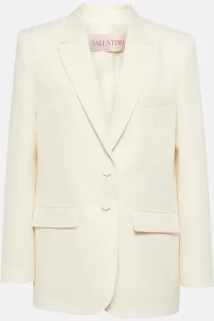 VALENTINO Toile Iconographe Crepe Couture blazer