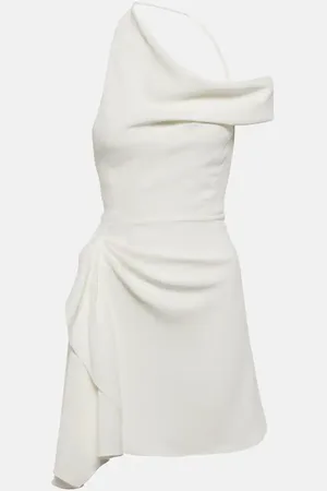 MATICEVSKI Dossier asymmetric crepe minidress