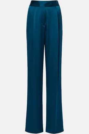 The Sei Silk satin wide-leg pants