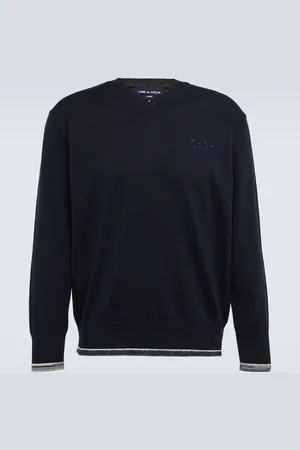 Comme des Garçons Embroidered cotton sweatshirt