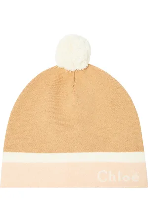 Chloé Logo cotton and wool beanie