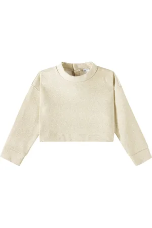 Il gufo Cotton-blend lame sweatshirt