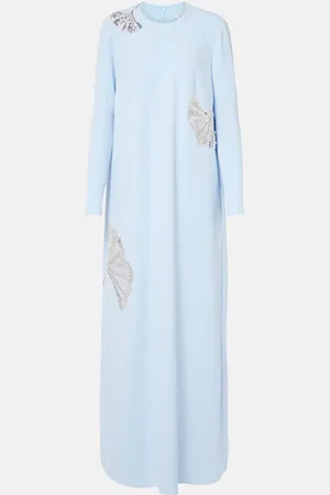 Safiyaa Naima embellished crepe gown
