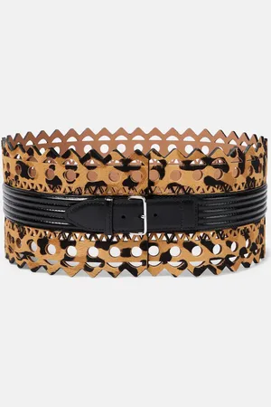 Alaïa Small leather corset belt