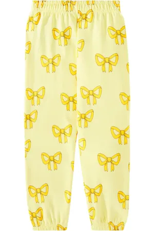 Mini Rodini Bow cotton jersey sweatpants