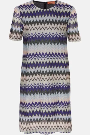 Missoni Zigzag lame minidress
