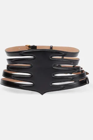 Alaïa Multi slim leather belt