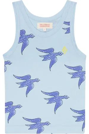 The Animals Observatory Frog printed cotton top