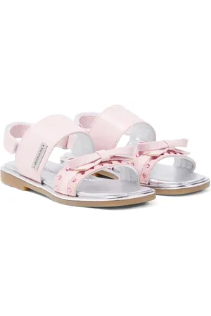MONNALISA Embellished leather sandals