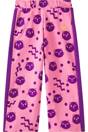 Mini Rodini Squiggly Cats cotton sweatpants