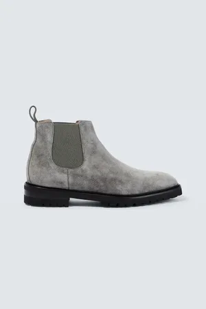 Manolo Blahnik Brompton suede Chelsea boots
