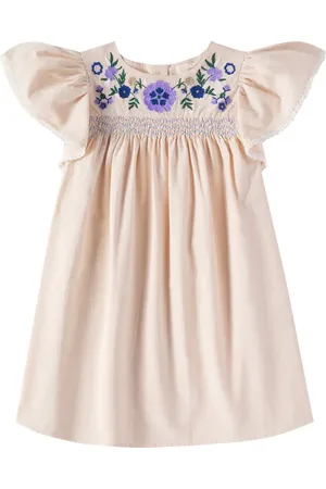 Louise Misha Ana embroidered cotton and linen dress