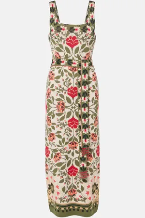 Farm Rio Floral midi dress