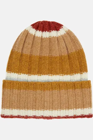 Loro Piana Striped cashmere beanie