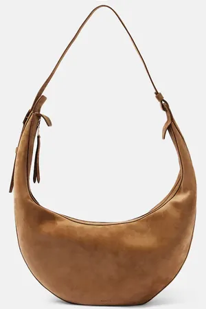Khaite Augustina suede shoulder bag