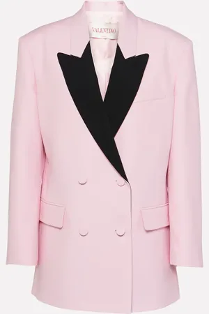 VALENTINO Crepe Couture double-breasted blazer