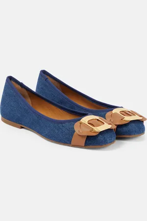 See by Chloé Chany denim ballet flats